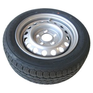 Komplettrad für Anhänger 13 Zoll 195/50 R13C...
