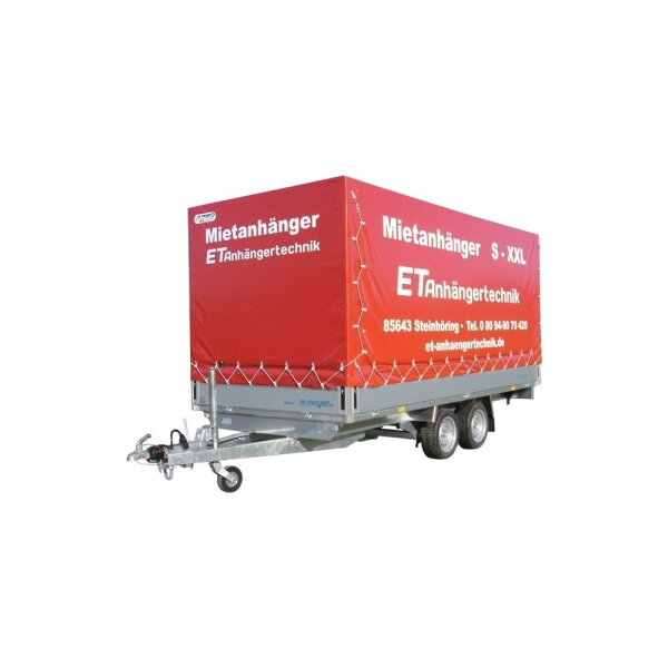 Mietanhänger Hochlader 2700 Kg