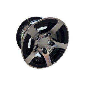 Alufelge f&uuml;r Anh&auml;nger 10 Zoll 6x10 ET-4 750 Kg